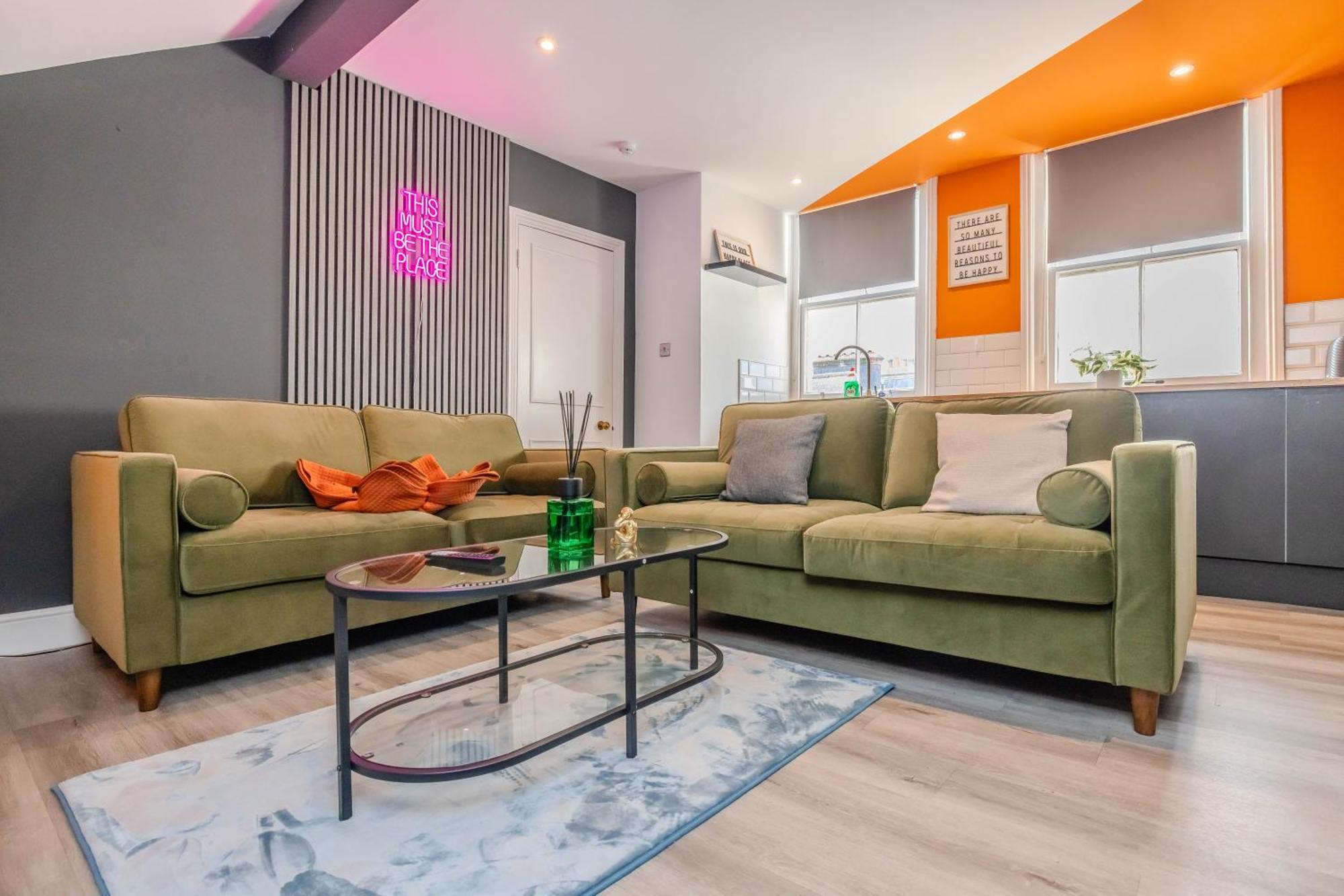 Luxe City Living L 2-Bedroom Flat With Free Parking ブライトン エクステリア 写真