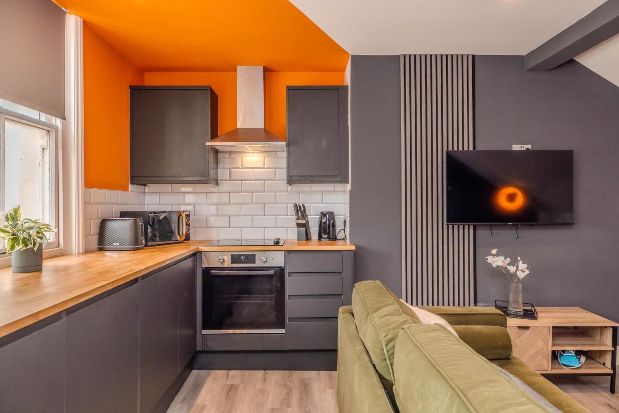 Luxe City Living L 2-Bedroom Flat With Free Parking ブライトン エクステリア 写真